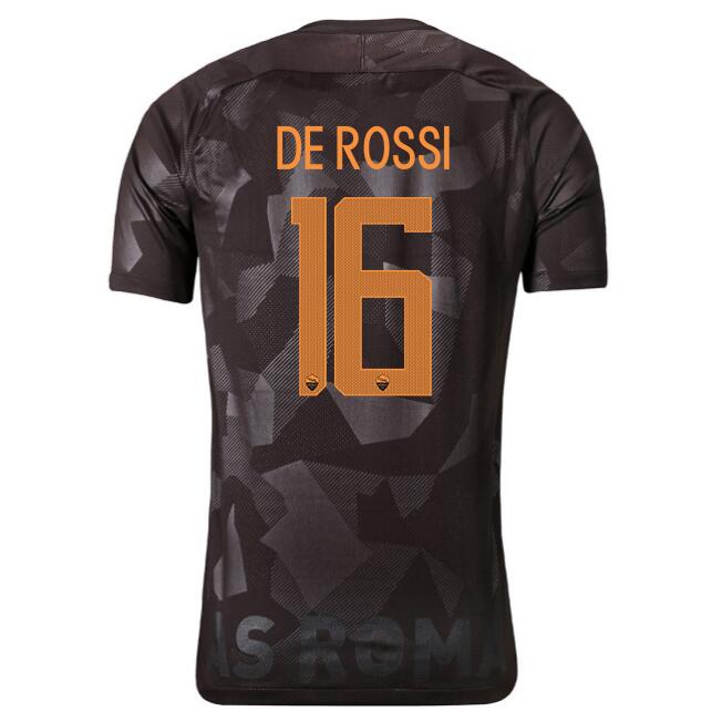 Camiseta AS Roma Primera equipación De Rossi 2017-2018